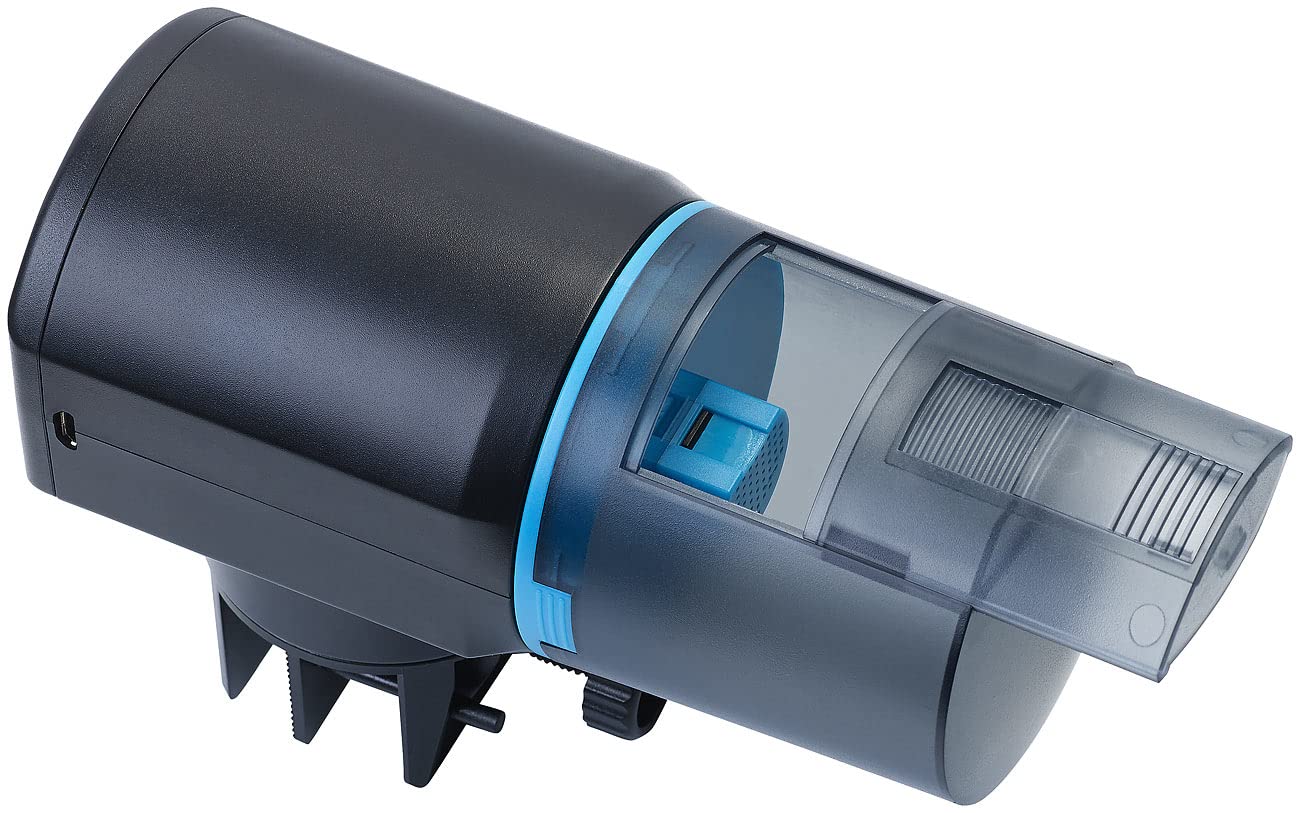 Fischfutterautomat: Smarter WLAN-Fischfutter-Automat, programmierbare Zeiten & Mengen, App (Fischfutterautomat Teich, Aquarium-Futterautomat, Auto)