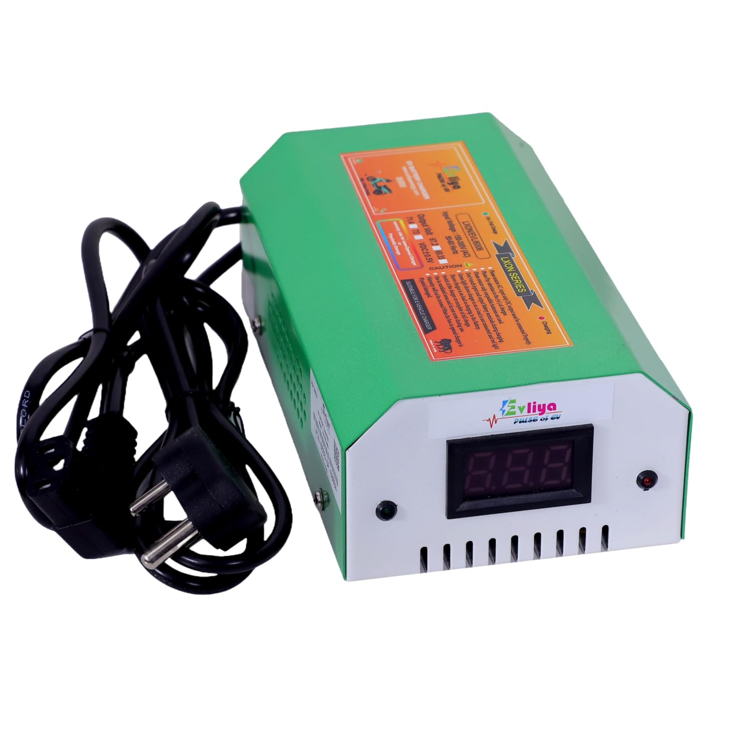 60V 6A EV Electric Scooter Lithium-Ion Battery Charger | Output Auto Cut Off 71.4v | with Digital Display | Fast Charging, Durable, and Suitable with 60V Batteries, 3Pin T-Type Output Connector.-image-37