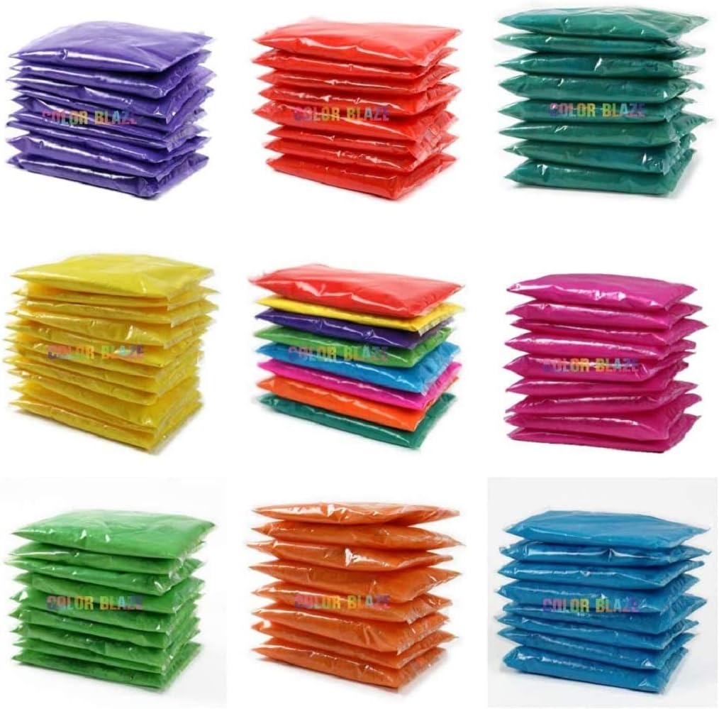 Color Blaze Powder Packets - 120 Assorted Individual Powder Packets
