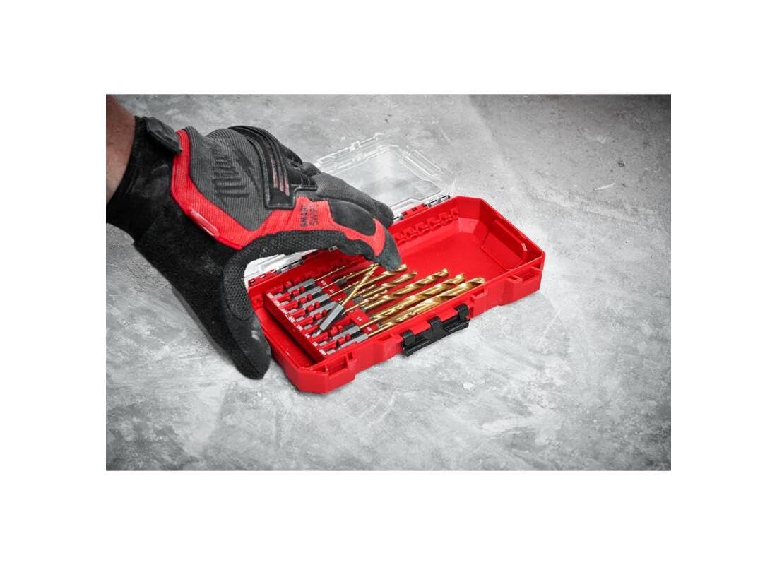 15 Pcs Titanium Drill Bit Kit S2300
