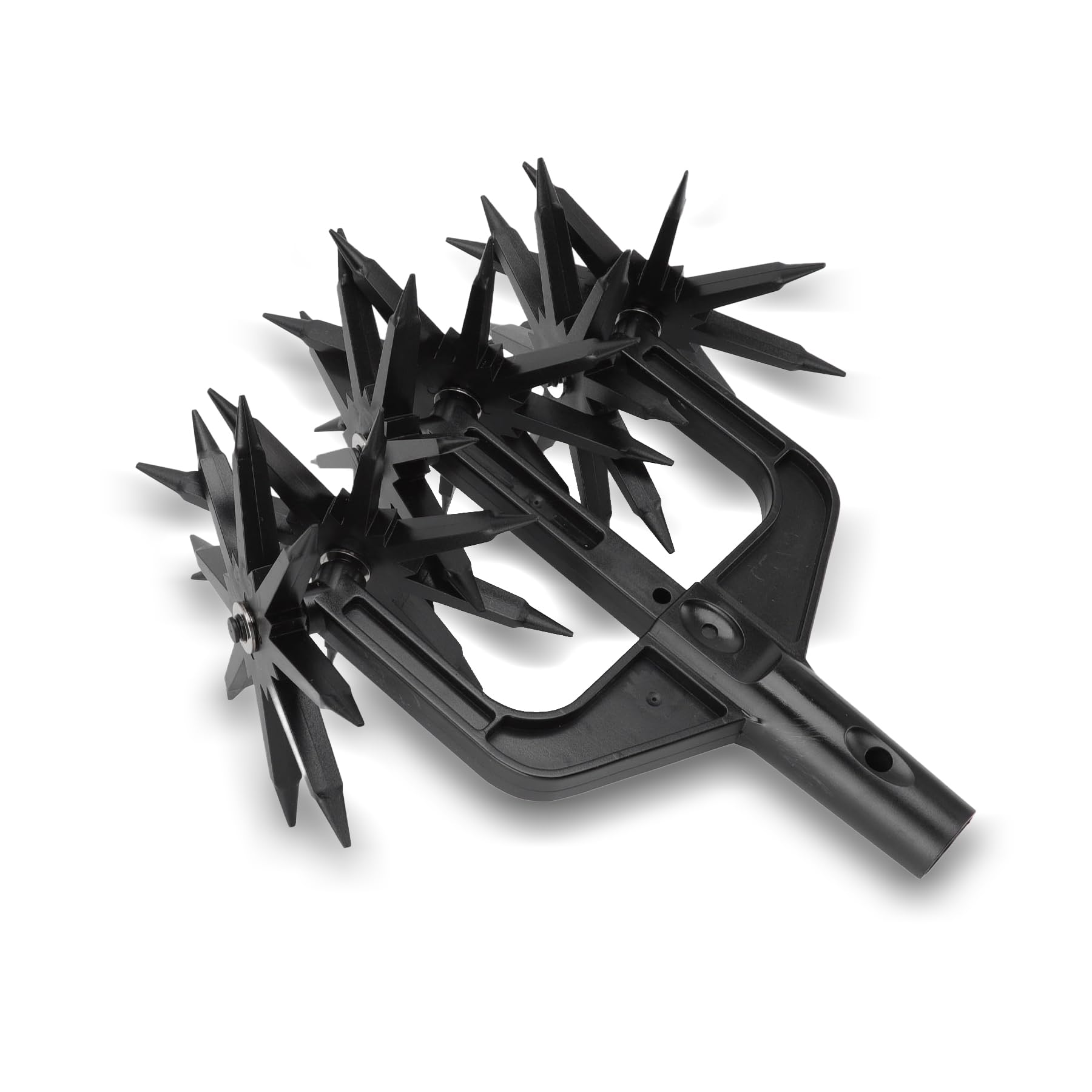 FLEXMAN Coltivatore Rotativo da Giardino, Scarificatore per Terreno da Giardino, Fresa a Stella da Giardino per la Preparazione dei Semi e L'Allentamento del Suolo per Giardino, Prato, Erbacce