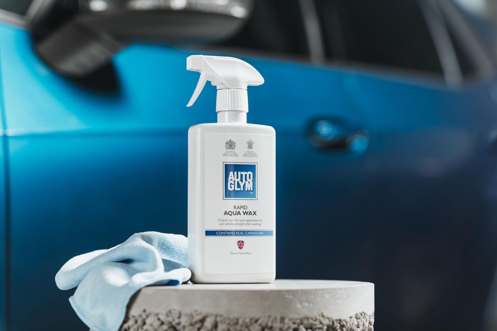 Autoglym Rapid Aqua Wax, 500ml – Cera liquida per auto per proteggere tutte le superfici esterne, inclusi vernice, gomma e vetri
