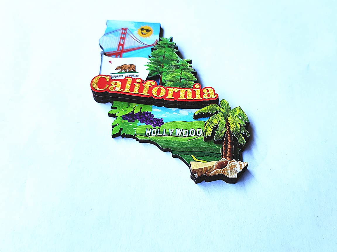 Calama da frigorifero 3D di Los Angeles USA, regalo | FindTheDeal