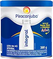 Leite em Pó Integral Piracanjuba Lata 380g