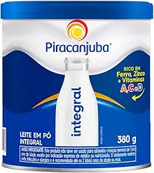 Leite em Pó Integral Piracanjuba Lata 380g