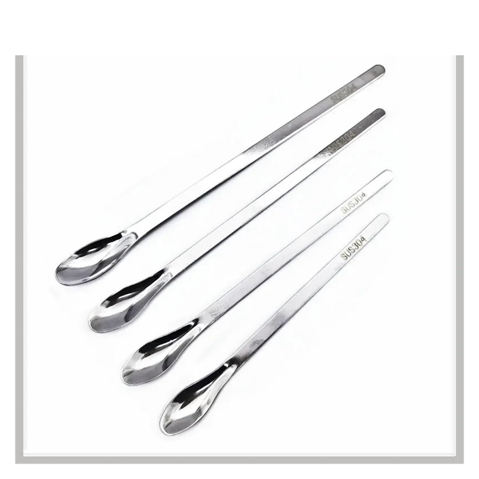 Cuillère Spatule Labo Inox Spatule cuillère de laboratoire