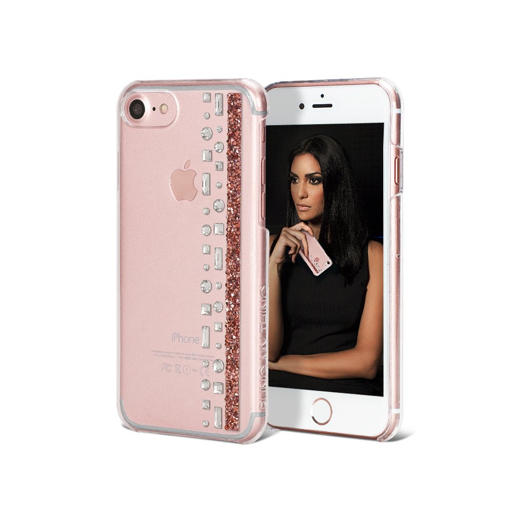 Bling My Thing Hermitage Back Case for Apple iPhone 7 - Rose Gold