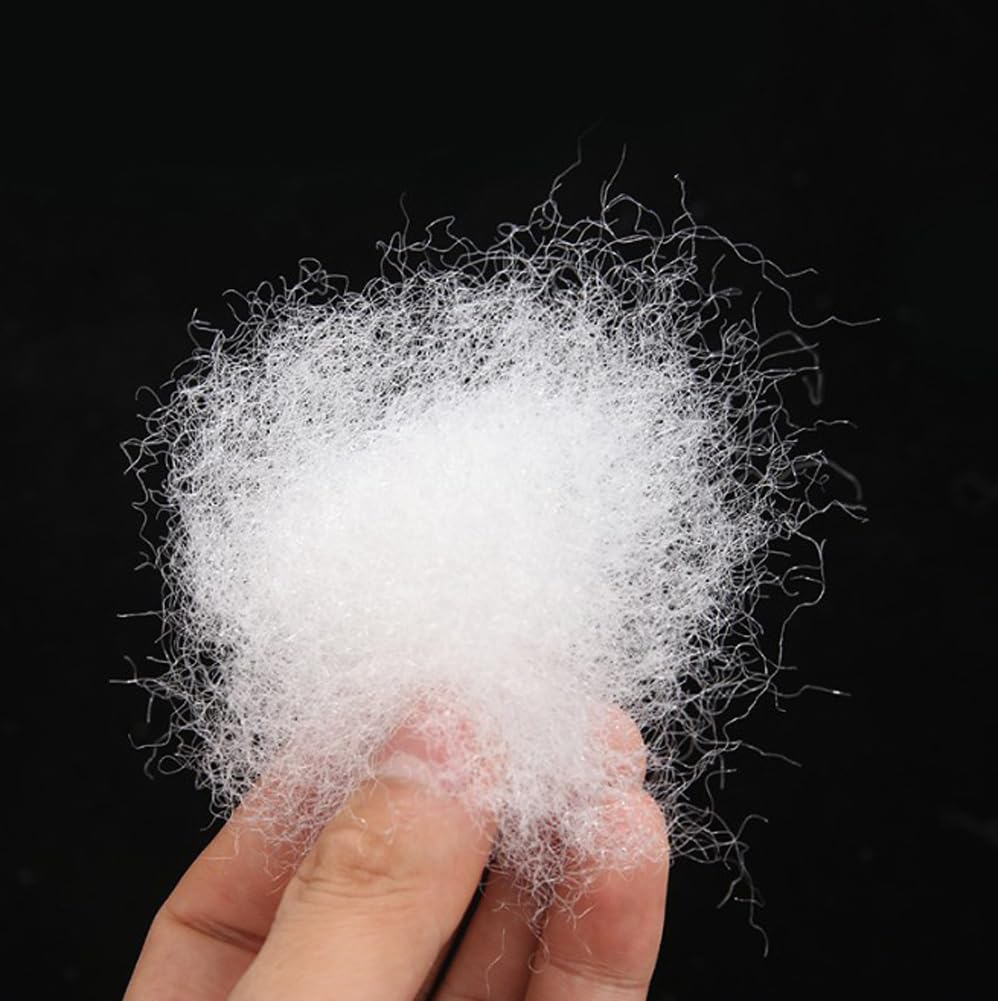 Relleno de fibra de poliéster hueca, decoración de Navidad, relleno de algodón de Navidad, acolchado y manualidades fiables, cama de perro de oso de peluche (2000 g)