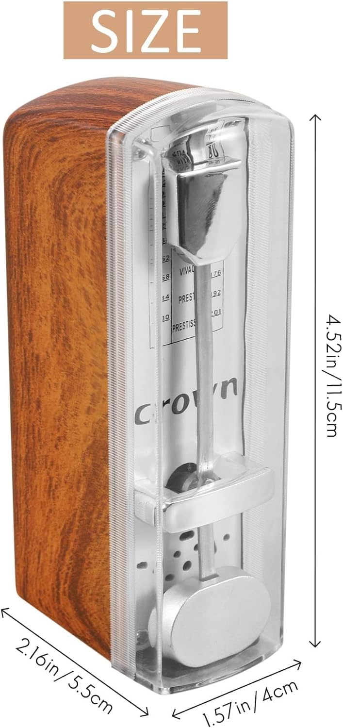 Metrónomo mecánico portátil universal para guitarra de piano, 107916