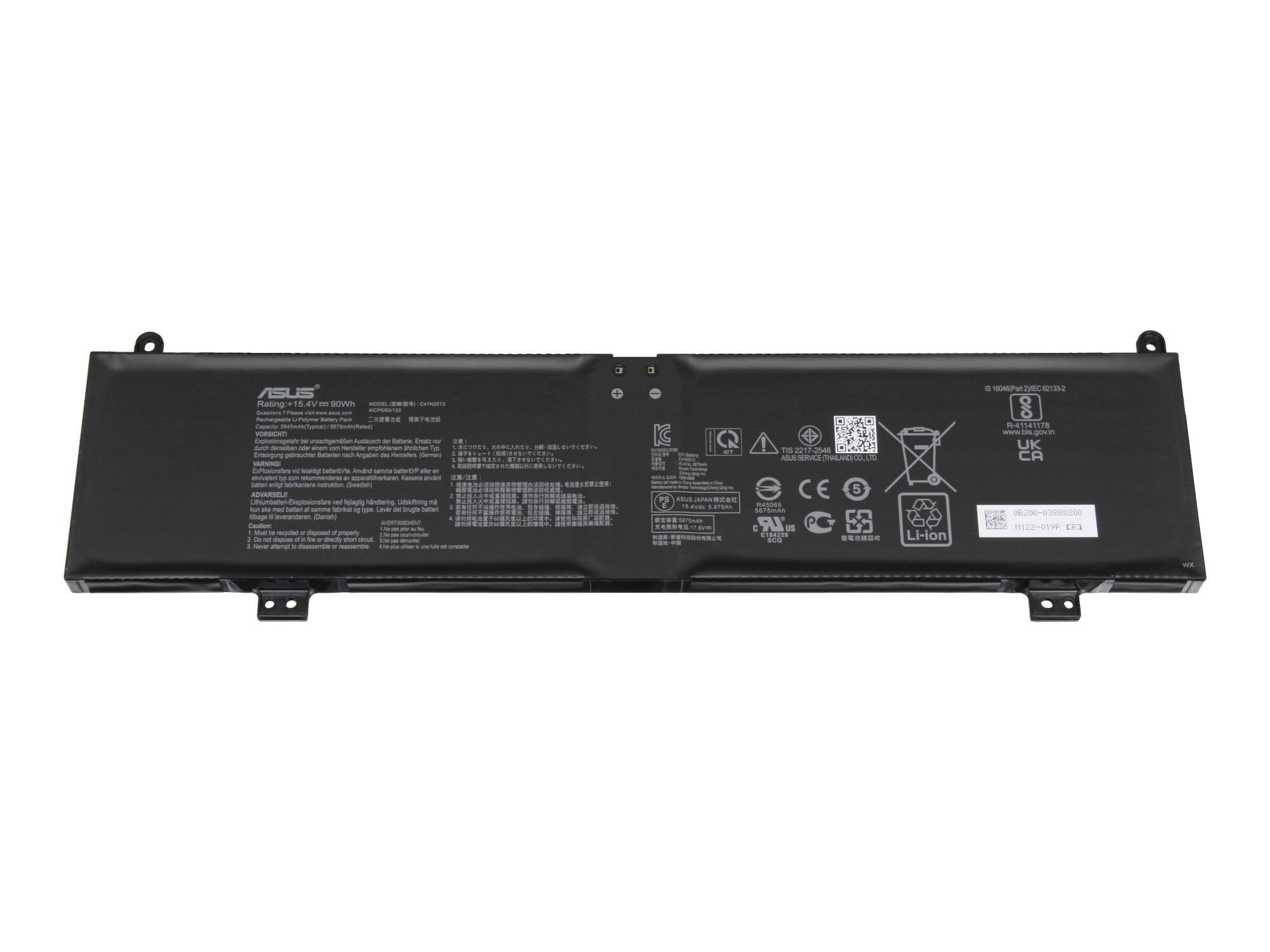 Asus C41N2013 originale Batteria 90Wh