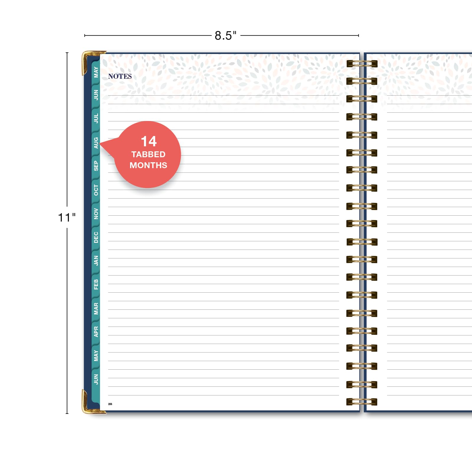 Familienplaner-Organizer – 21,6 x 27,9 cm Wochen- und Monatskalender (Mai 2026–Juni 2026). Für 5+ Personen, Mahlzeitenplanung, Budgetierung, Gewohnheiten-Tracker, Hardcover, Haushaltsplan-Organizer