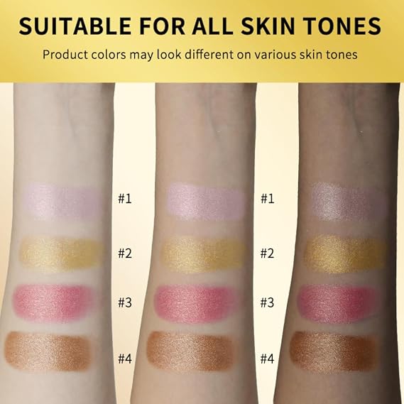 Face Glow Highlighter Stick - Dewy Cream Highlighter Stick (02)