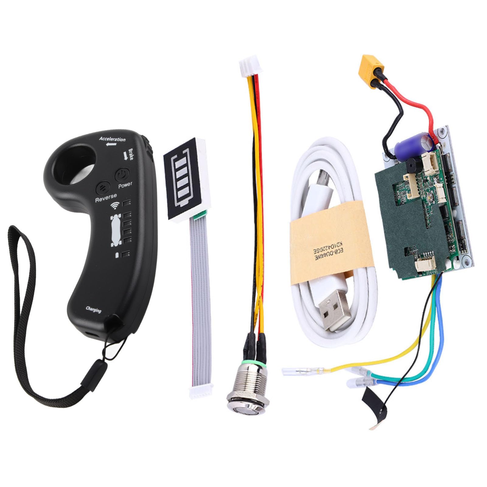 Dioche Advanced Controller ESC with Single Drive Design for Electric Longboard Mainboard ?Remote Controlled with Over-Voltage Protection ESC Substitute