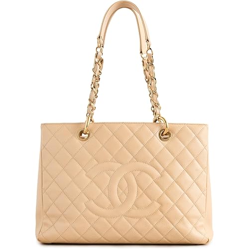 CHANEL Women's Pre-Loved Chanel Grand Shopping Tote, Caviar