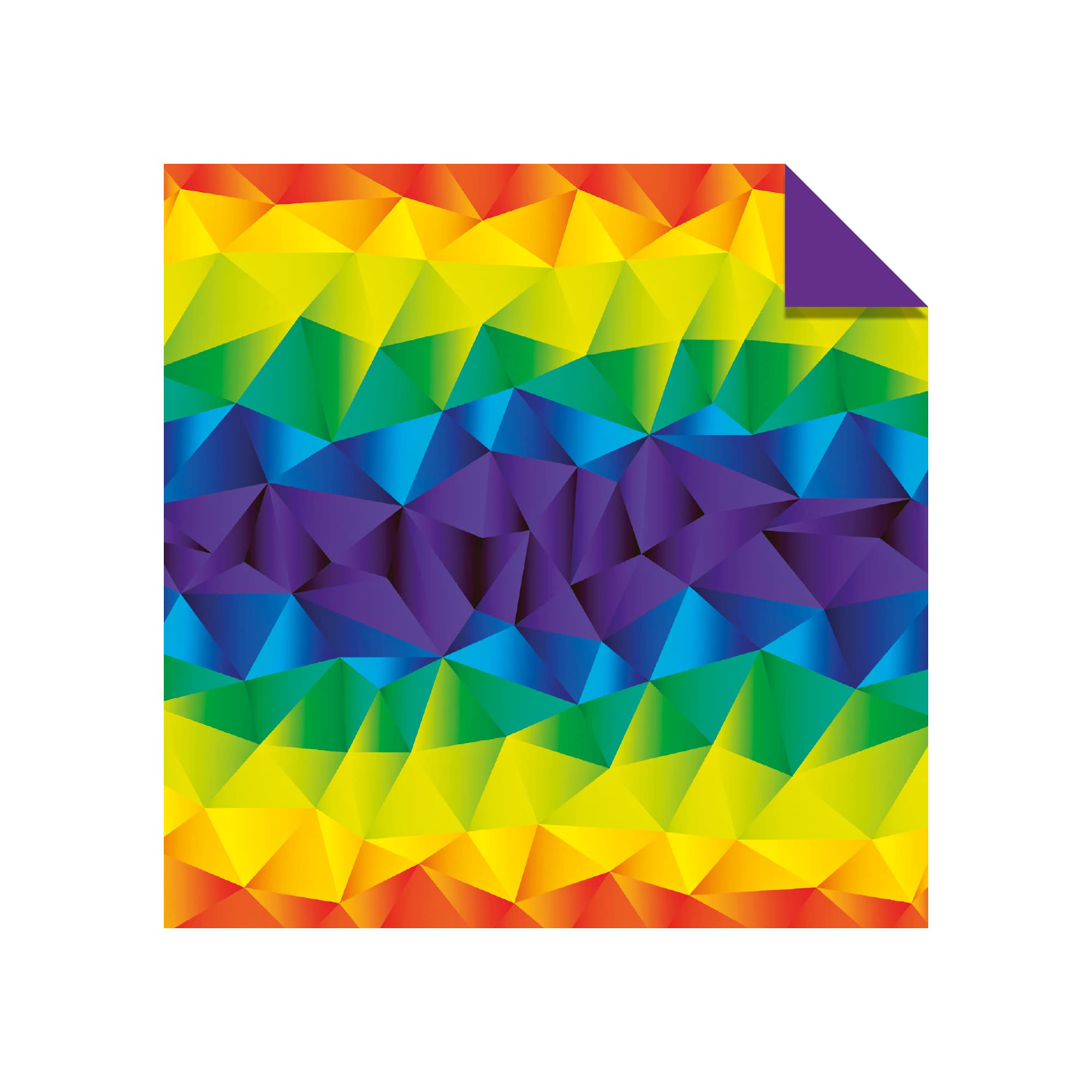 Origami Paper 100 Sheets Rainbow Patterns 6" (15 cm): Tuttle Origami Paper: Double-Sided Origami Sheets Printed with 8 Different Patterns (Instructions for 7 Projects Included) — Amazon image 11
