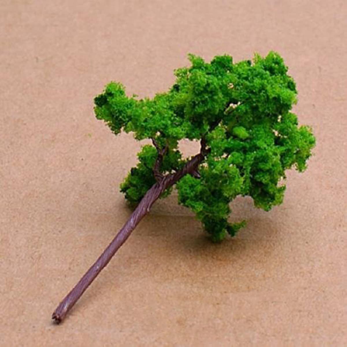 Gadpiparty 75pezzi Alberi Miniatura Verdi Per Modellismo Decorazione Paesaggistica Per Diorami e Treni Materiale Per Casa e Ufficio