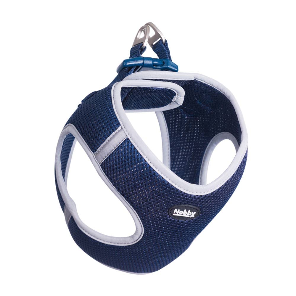 Nobby Mesh Harness Delight, Blue, S: Chest: 35-40 cm, Belly: 40-45 cm, 15 mm, Pack of 1