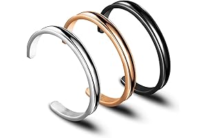 Zuo Bao Hair Tie Bangle: Polished Grooved Adornment