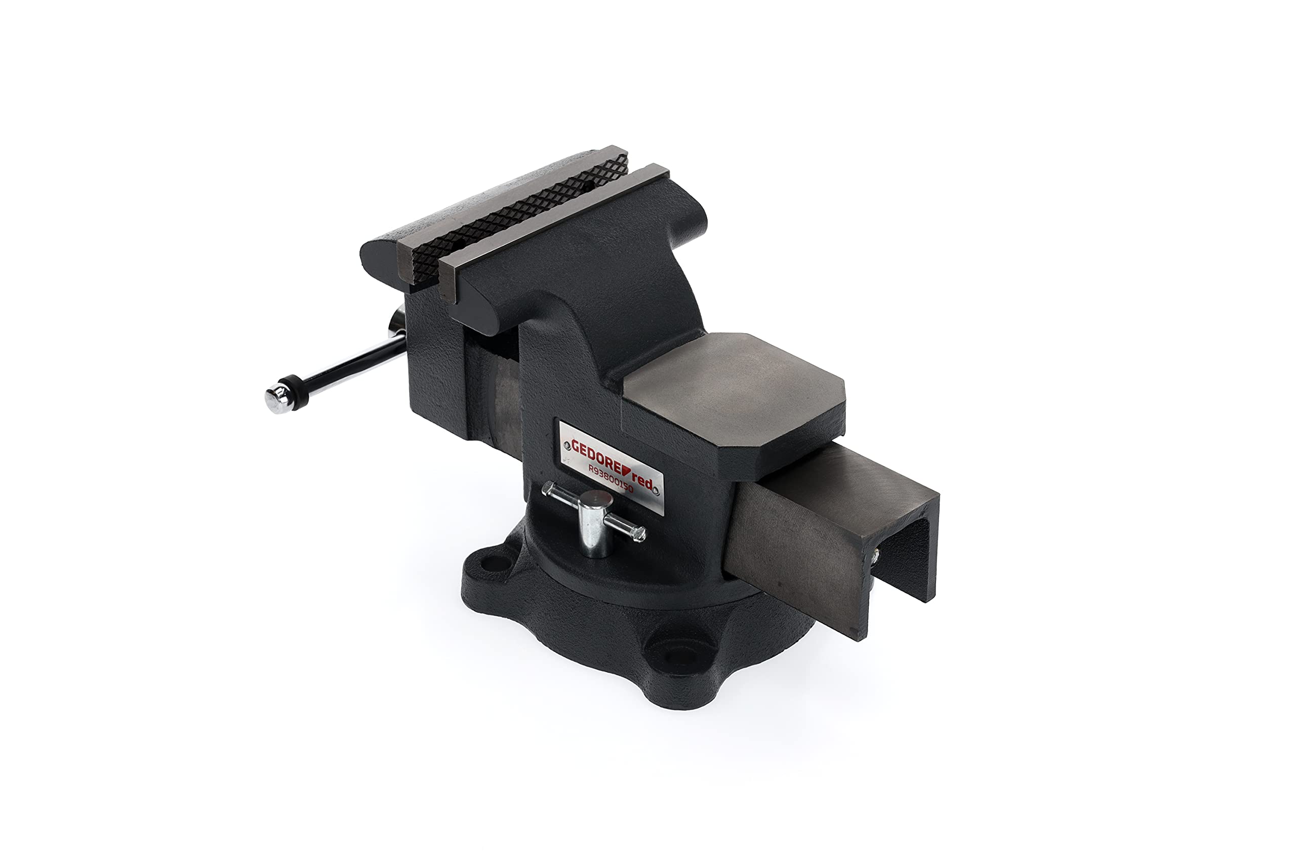 GEDORE red Parallel-Schraubstock mit Amboss, drehbar, nach vorn öffnend, zentrisch, Spannkraft 25 KN, R93800150