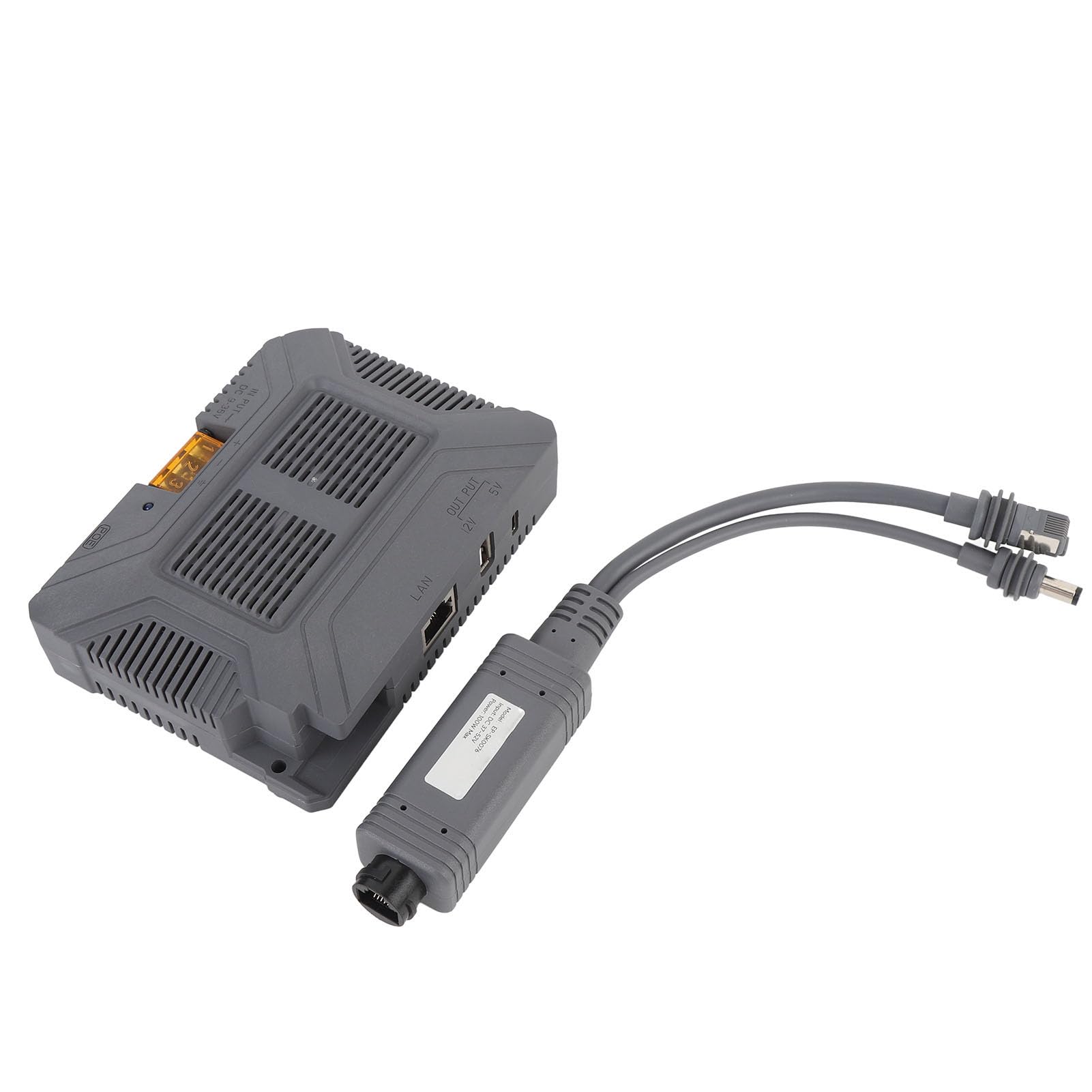 FTVOGUE Iniettore PoE Gigabit 5 in 1 150 W con Protezione ESD per Mini Satellite Internet, Adattatore Power Over Ethernet Ad Alte Prestazioni per Connessione Stabile e Trasmissione Veloce dei Dati