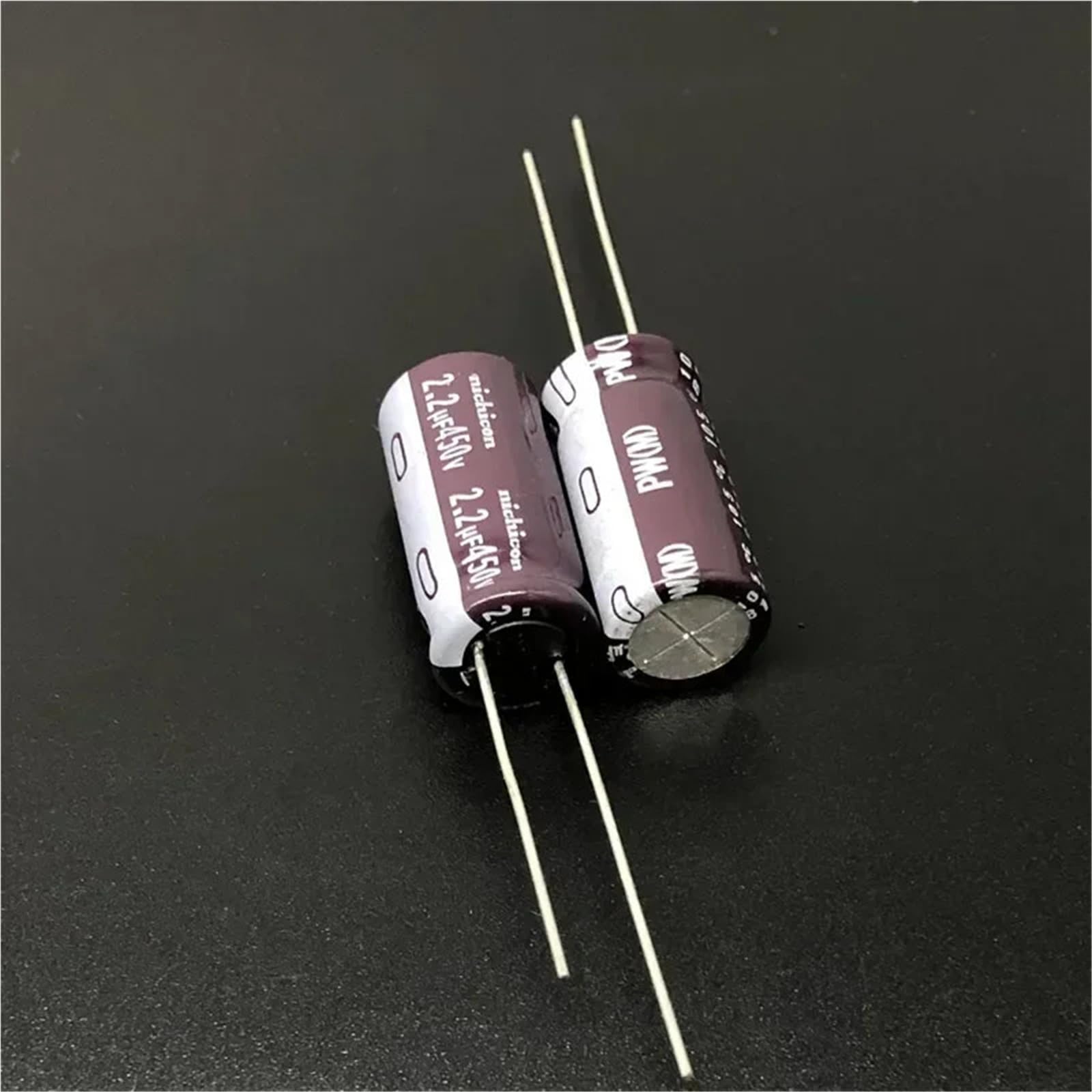 Condensateur radial 2.2 uF 450 V faible impédance pour carte électronique - 3