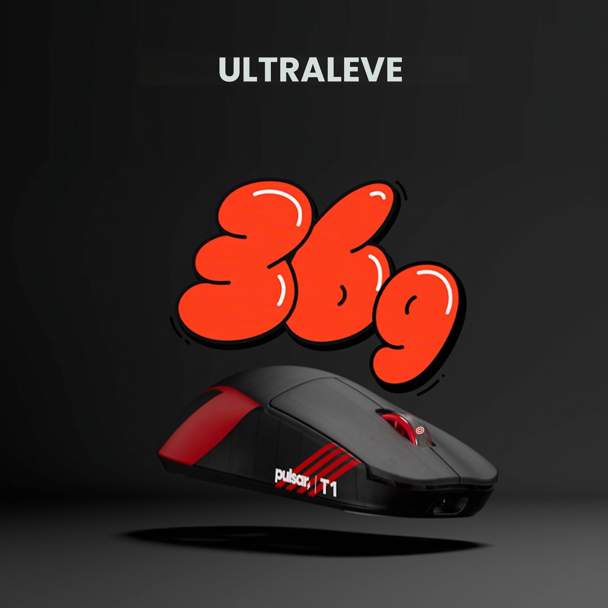 Pulsar Gaming Gears X2 Crazylight Mouse para Jogos Sem Fio, Ultra