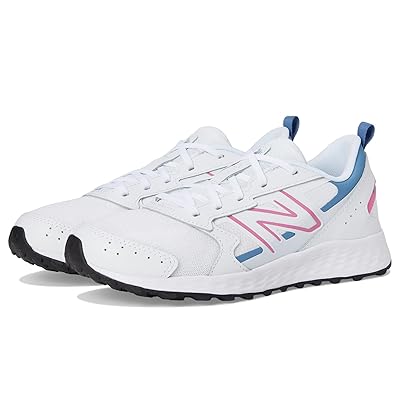 New Balance Kids Fresh Foam 650v1 (Big Kid) Kids Shoes White/Real Pink