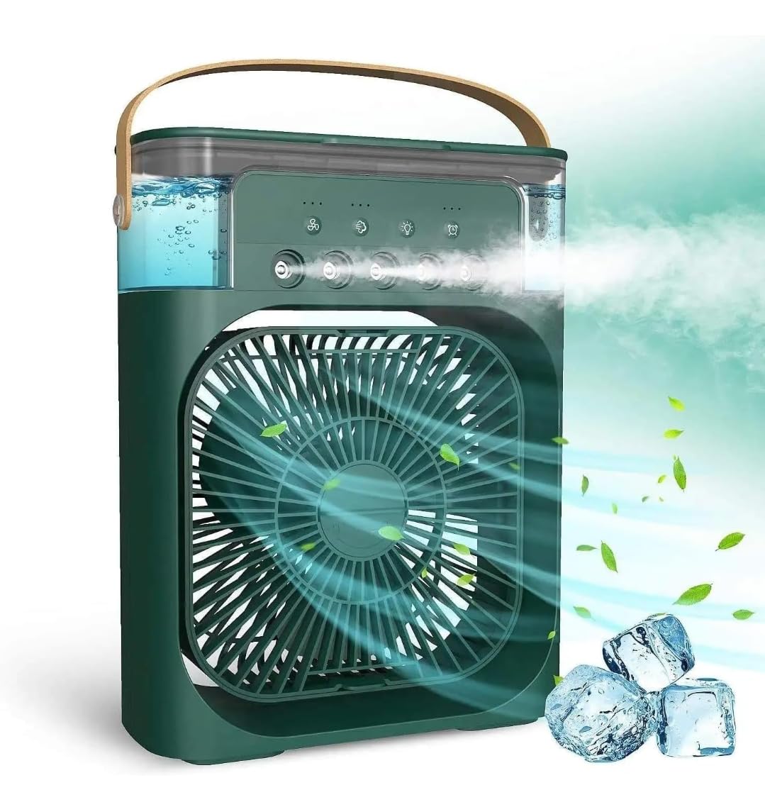 Portable Humidifier Air Cooler Mist Fan Mini Cooler For Home With 3 ...
