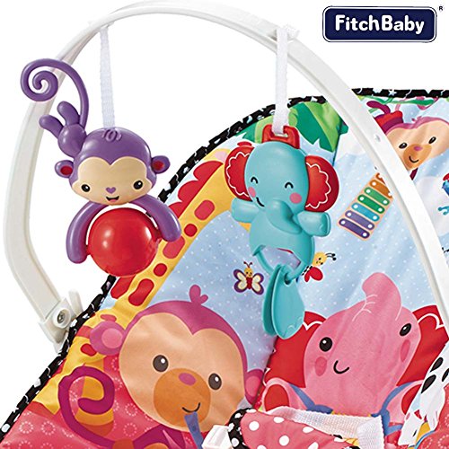 Dondolo Sdraietta per Neonati Vibrante Fitch Baby