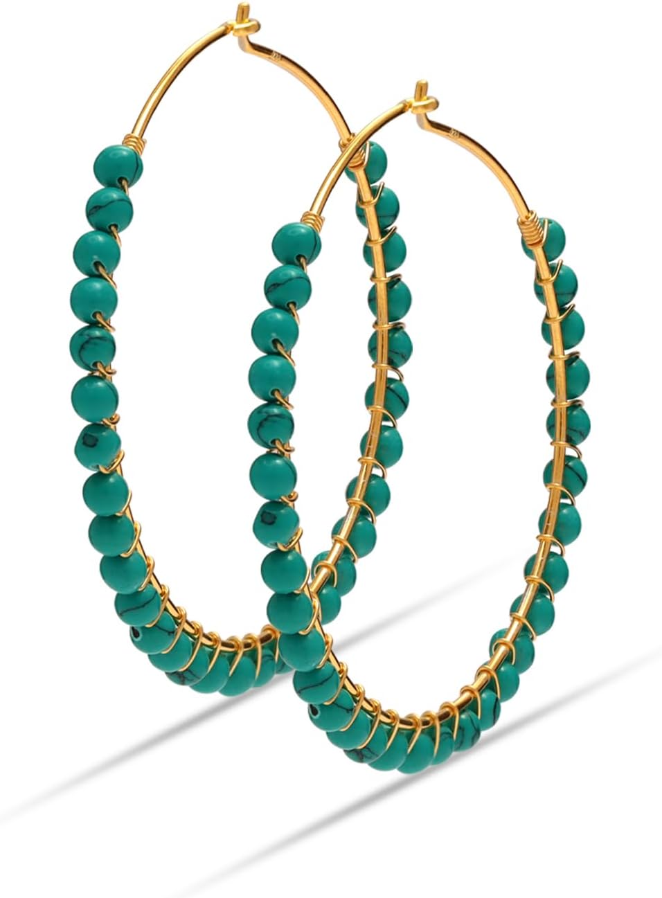 LeCalla 925 Sterling Silver Large Hoop Earrings | Lightweight High-Polished Italian Handmade Earring Hoops | Round Shaped Statement Hoops Earring for Women - Image 4