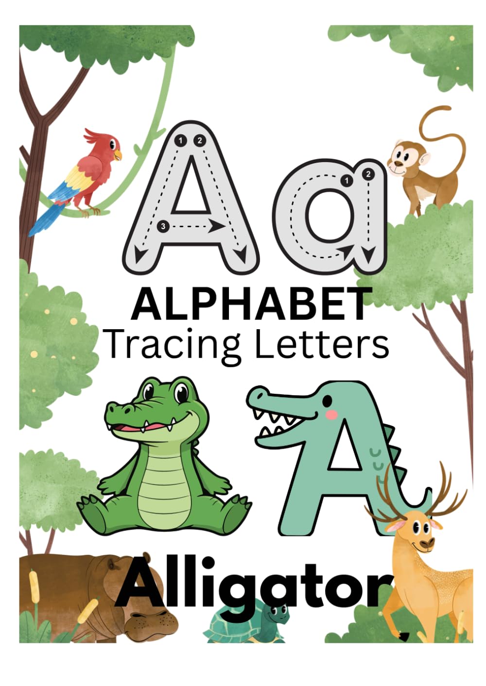 Alphabet Tracing Workbook for Kids Ages 3–5