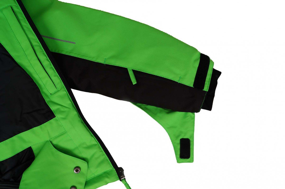 MAYLYNN Softshell Kinder Skianzug Schneeanzug 2-teilig grün/schwarz
