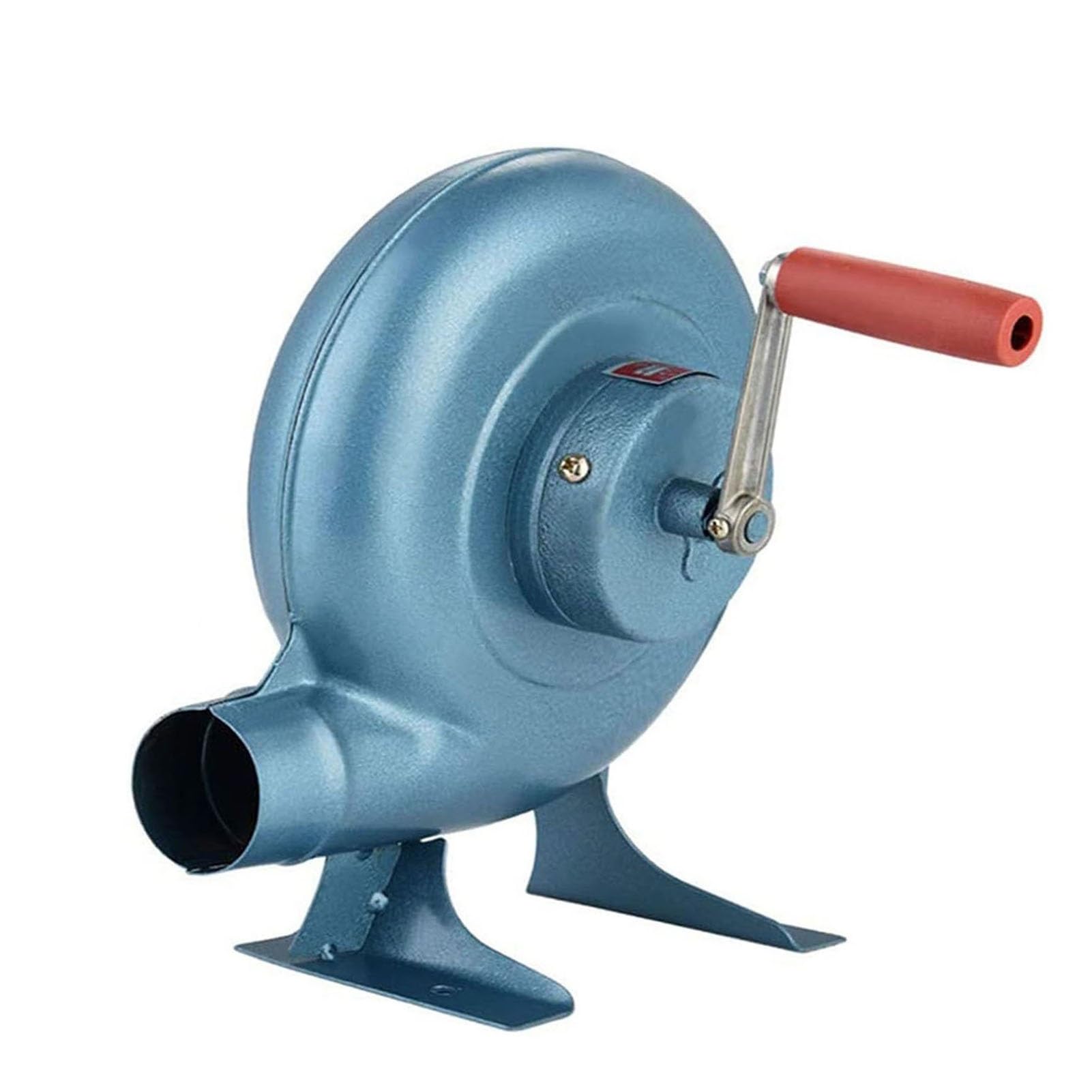 Ręczny wentylator do grilla, dmuchawa do grilla, dmuchawa do popcornu z narzędziem korbowym, na kemping, akcesoria (200 W)