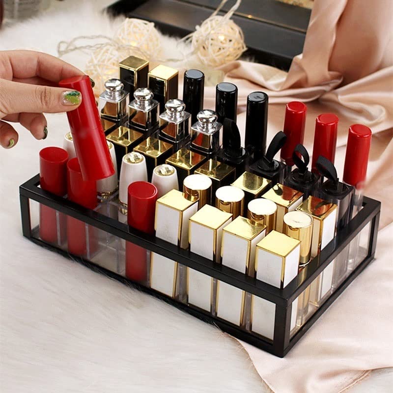 Amazon.co.jp: 化粧品の陳列ケース マルチグリッドリップスティック