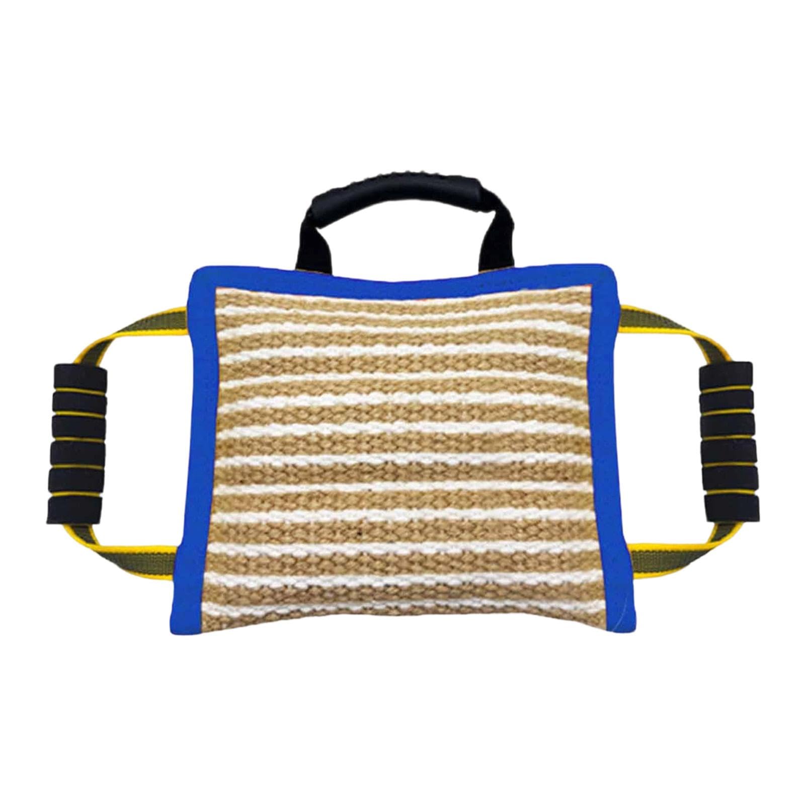 Almohada Mordedora para Perros Hecha en Yute Robusto Equipada con Asa para Fácil Manejo Funciona como Equipo Multifuncional de Entrenamiento