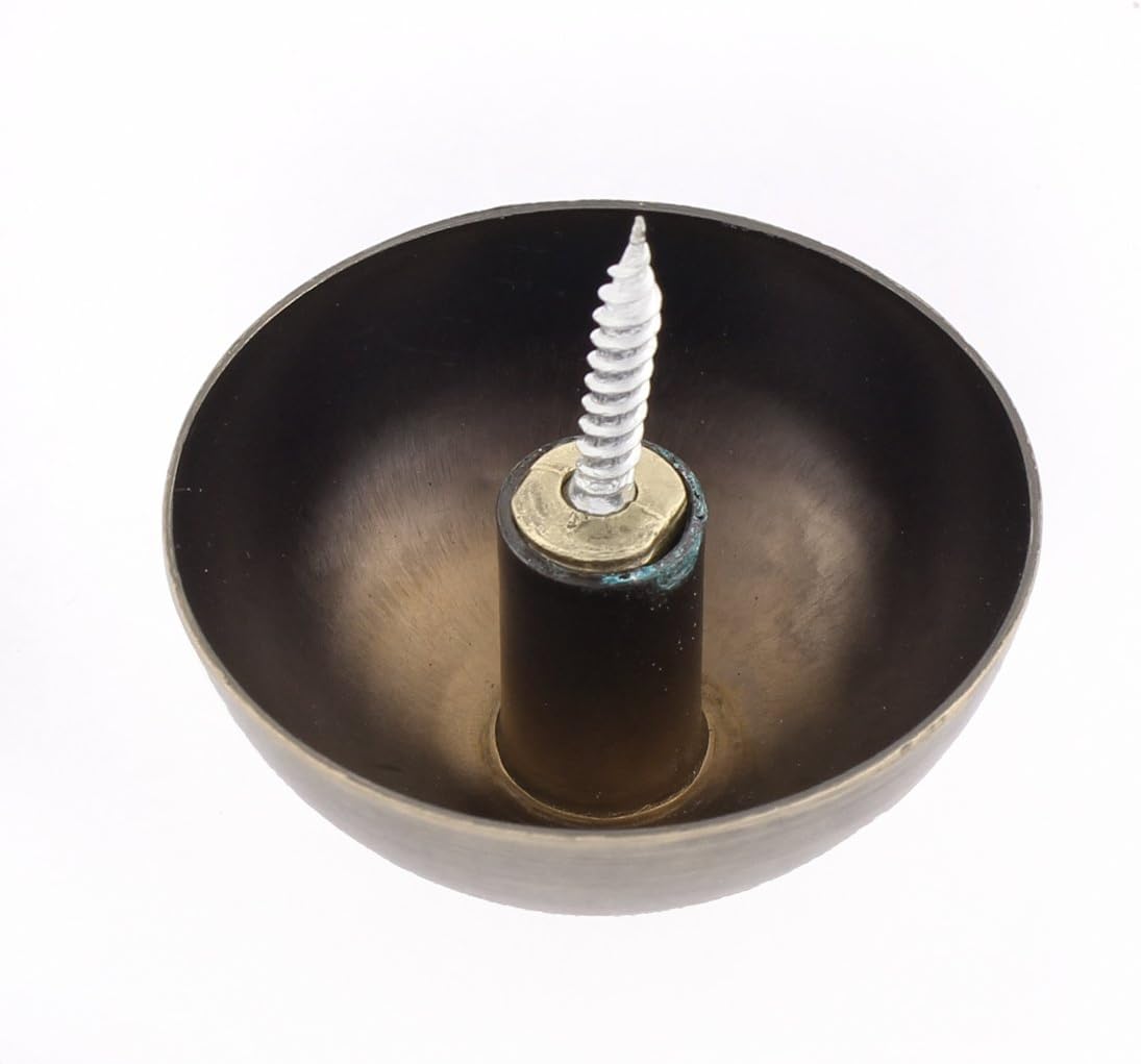 8pcs 46mm Quality Parts Diameter Metal Semicircle Glass Mirror Screw Nail Decoration Model:79as65qo740