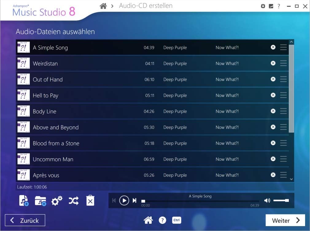 Audio Recorder and Editor - professional sound studio for recording, editing and playing all common audio files: WAV, AIFF, FLAC, MP2, MP3, OGG - compatible with Windows 10, 8.1, 7 : Musical Instruments