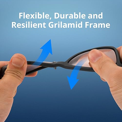 Miniatura 6 de KastKing FlatRock - Gafas de sol deportivas polarizadas para hombres y mujeres, ideales para conducir, pescar, ciclismo, correr, protección UV