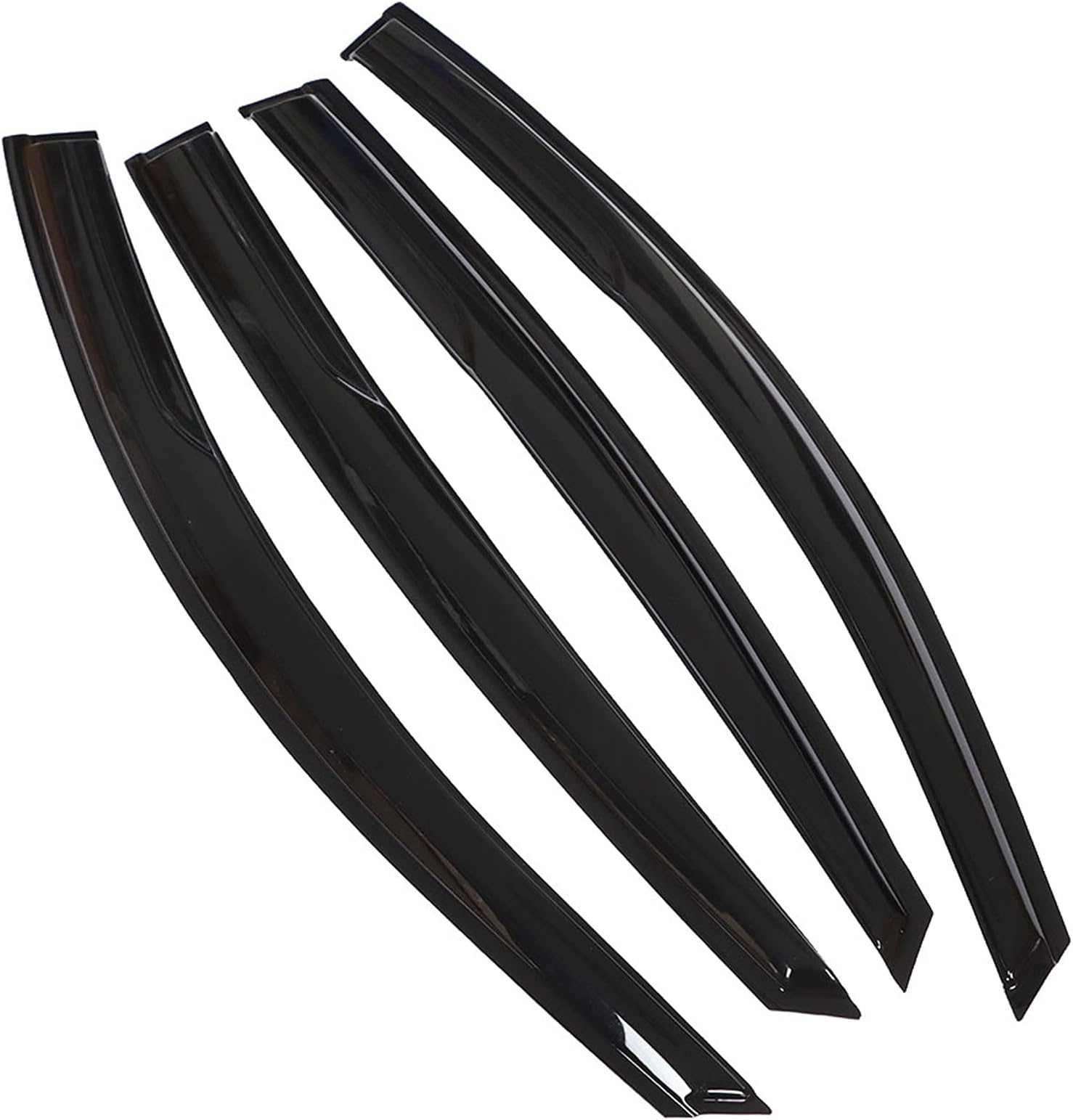 GXYWADY Window Visor Sun Rain Smoke Guard Vent Shade 4pcs