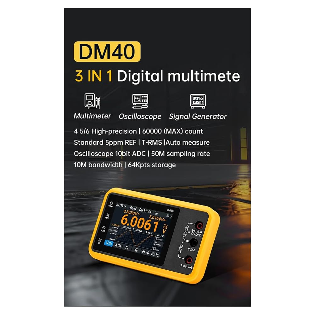 DM40 Multimètre Générateur de Signal Générateur de Signal Outil Automobile Numérique Portatif DM40A-C