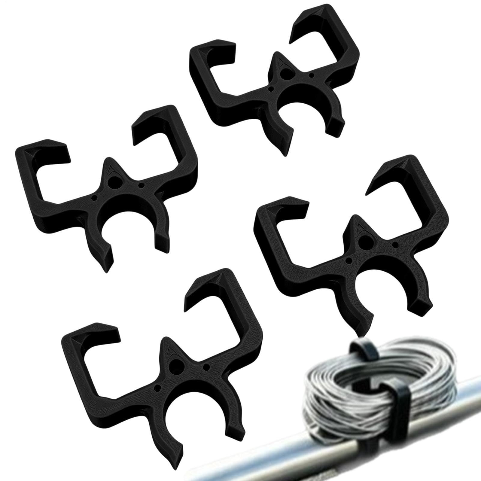 4 Pack Trimmer Line Holder For Universal Shafts, Anti- Clips