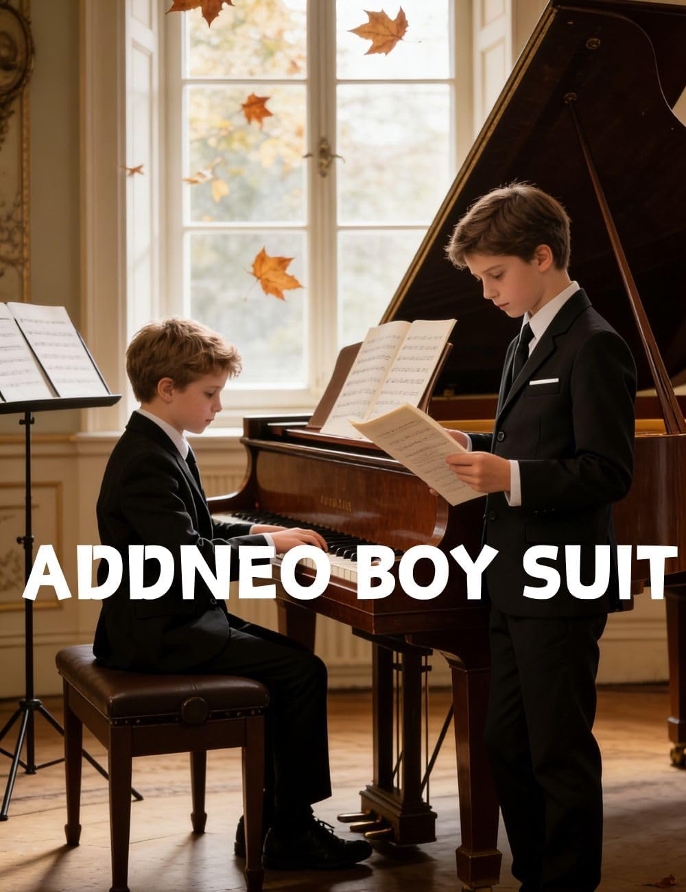 Toddler Boys Suit Kids Formal Dresswear Slim Fit Suits Tuxedo Prom Wedding - Image 2