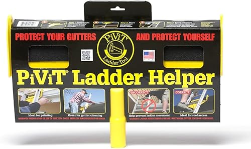 Miniatura 9 de Ayudante de escalera PiViT, ideal para pintar y limpiar canalones. Protege tus canalones de arañazos y abolladuras. ProVisionTools, Inc