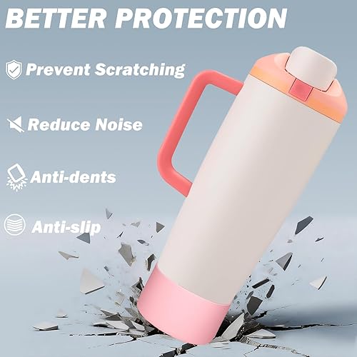 Miniatura 6 de WK IEASON 2PCS Protective Silicone Boots Compatible with Owala FreeSip Sway 30oz 40oz Bottles and 40oz Tumblers, Anti-Slip Bottom Cover Boot for