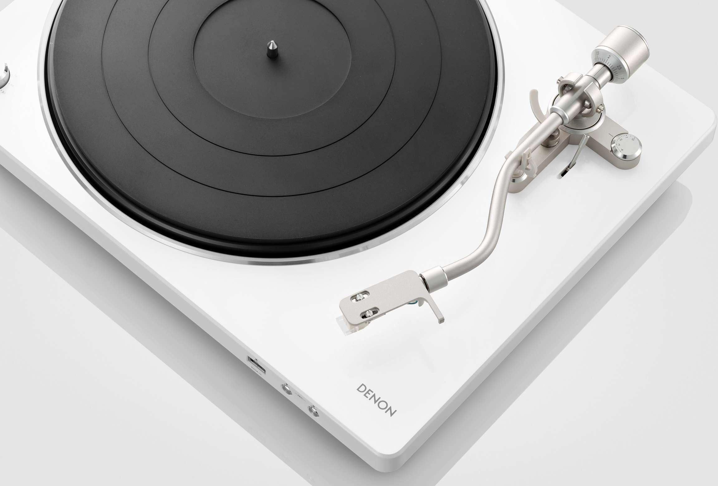 DENON DP-450USB Giradischi, Bianco