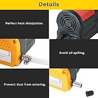 Vista 5 de Extractor de bomba de cambio de aceite Bomba extractora de aceite de 12 V 60 W, bomba de succión de transferencia de fluido diésel, cambiador