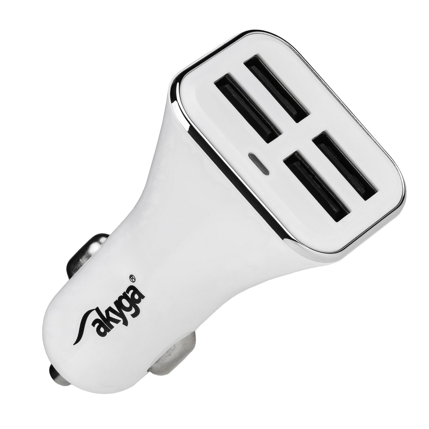 AKYGA AK-CH-09 4X USB Auto Ladegerät 5V 1A Ladeadapter für Zigarettenanzünder