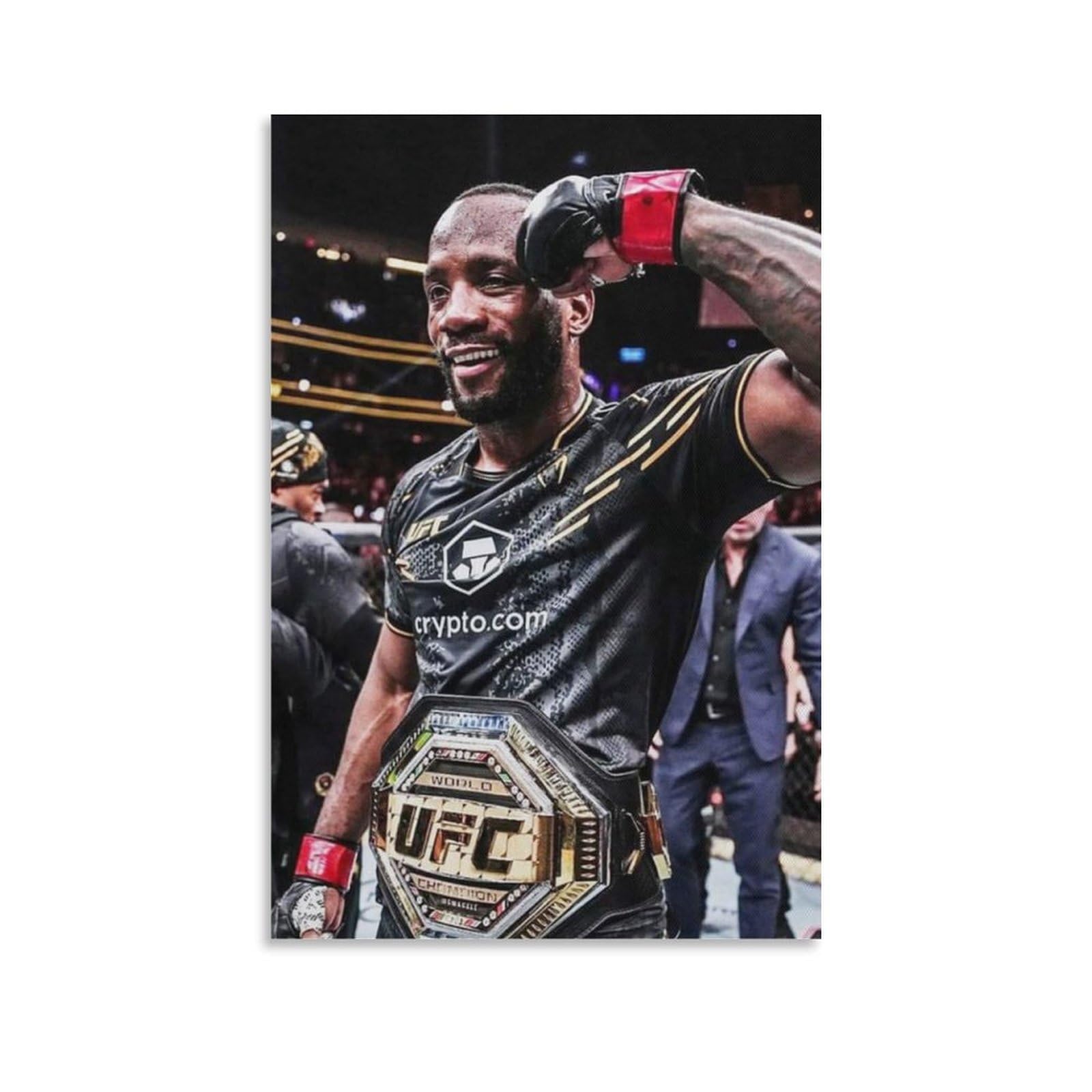 ASUIU Leon Edwards Canvas Poster Posters Wall Art Painting Canvas Prints Decor Poster Artworks 24x36inch(60x90cm)