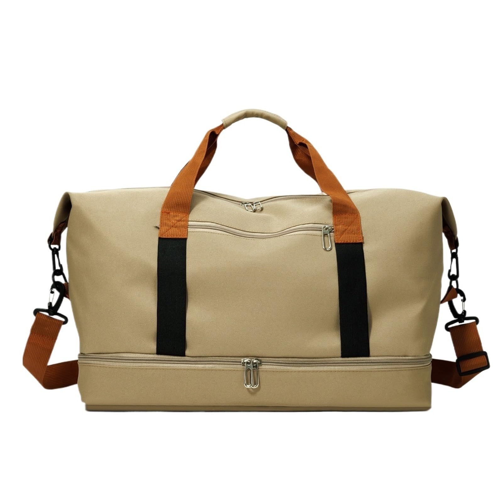 Travel Bags Multifunctional Large Capacity Travel Bag Yoga Gym or Storage(Khaki)