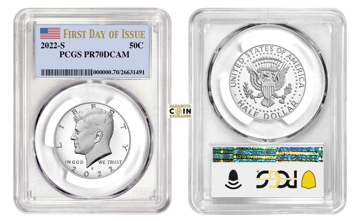 2022 S Kennedy Half Dollar Proof Deep Cameo Half Dollar PCGS Proof